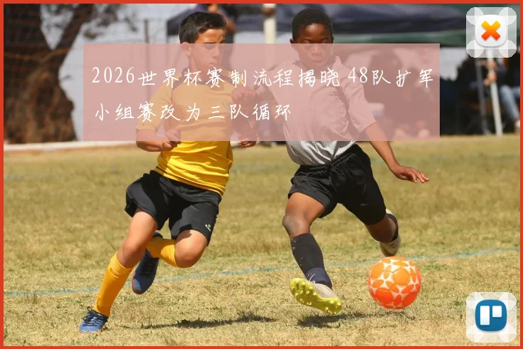 2026世界杯赛制流程揭晓 48队扩军小组赛改为三队循环