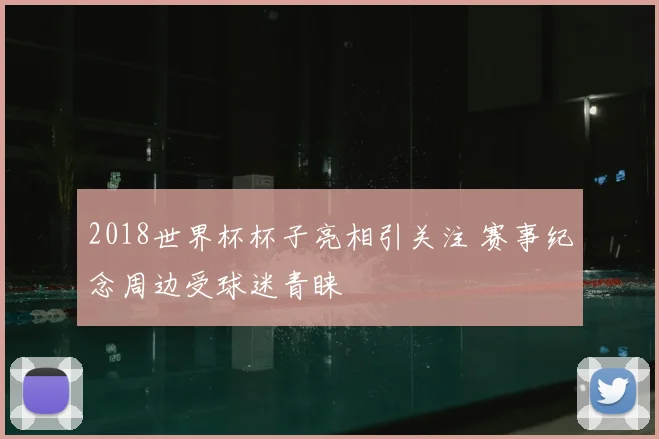 2018世界杯杯子亮相引关注 赛事纪念周边受球迷青睐